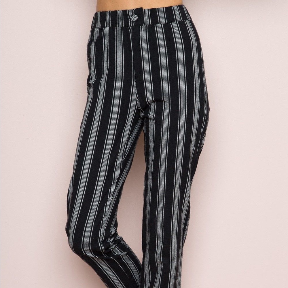 Brandy Melville Striped Tilden Pants